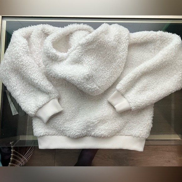 The North Face Kids White Fleece Jacket - Picture 5 of 6